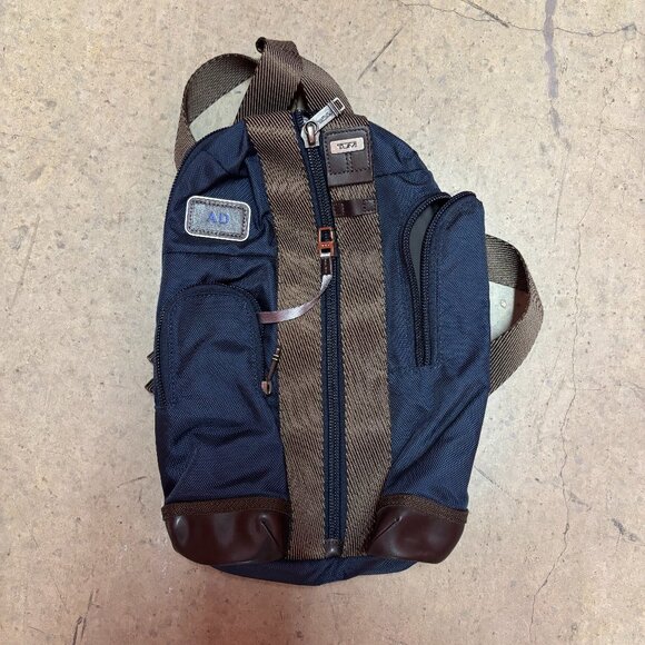Blue TUMI sling